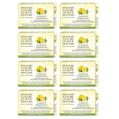 Lemon&Peppermint Natural Cooling Soap-800Grams